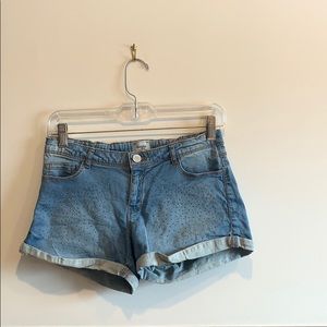 Mayoral Sparkly Jean Shorts